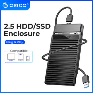 ORICO 2.5inches Hard Drive Case Type C USB 3.0 to SATA III for 2.5 Inch SSD HDD 9.5mm 7mm External Hard Drive Enclosure with UASP TRIM