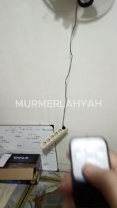 Kipas Dinding otomatis remot / Kipas Baling2 Besi 18 inch GMC-521