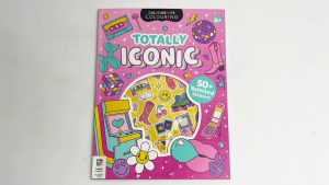 Totally Iconic Colouring Book with 50+ Scented Stickers For Kids to Color