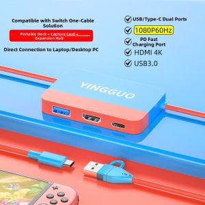 Multifunctional Switch Dock for TV HDMI Connection