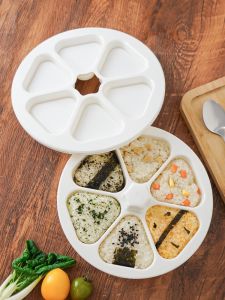 Child-Friendly Portable Sushi Maker Triangle Rice Ball Mold