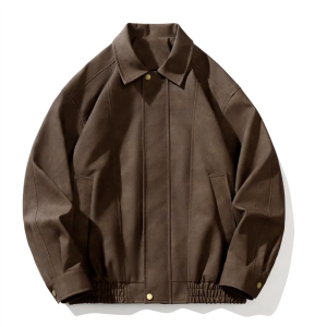 OUMULONG | American Vintage Deconstruction High Street Cleanfit Leather Jacket