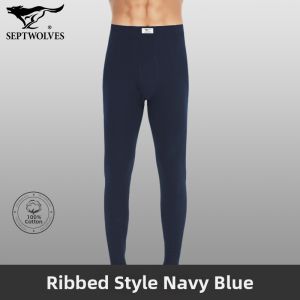 SEPTWOLVES | Mens Warm Thermal Underwear Cotton Pants