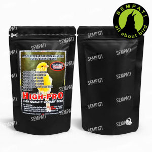 SEMPATI Hi-Pro Canary Seed Pakan Burung Kenari Gacor High Pro Vitamin Orange Production Pakan Makanan Penggacor Lomba Harian Burung Kenari Panjang Durasi