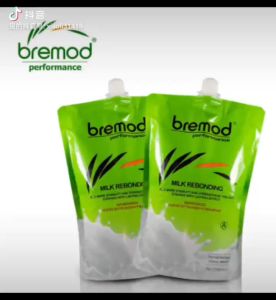 Bremod 2in1 Rebonding Milk (A&B) 1250ml BR-T010 make hair soft and smooth repairs hair