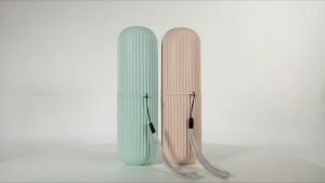 【Hania】Portable Tooth Cup Travel Toothbrush Box Wash Cup Brush Mouth Cup Set