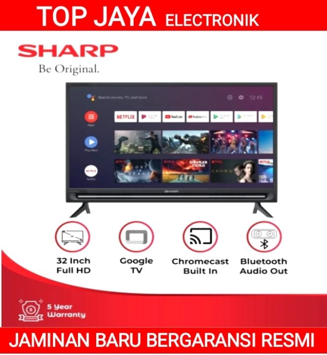 LED TV SHARP 32 INCH SMART GOOGLE TV/SHARP GOOGLE TV 32 INCH 32GH3001 ...