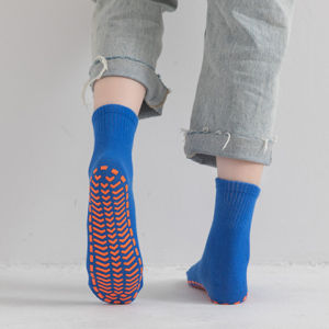 High-Waist Fitness Floor Socks Womens Yoga Socks Indoor Bounce Bed Professional Adult Early Education Anti-Slip Cotton Socks