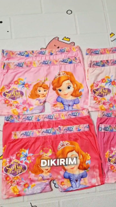 YASMINE01-12 Psc ( 1 Lusin )  Celana Dalam / CD BOXER Anak Perempuan/Cewek HAPPY GIRL / Kids Underwear