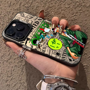 Bandai | Ốp Lưng Cứng Cao Cấp One Piece Roronoa Zoro Anime Dành Cho iPhone 12/13/14/15/16 Pro Max 11 SE 2020 - Chống Trầy Xước Chống Bụi Nhẹ