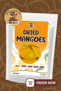 SuperNuts PH Premium Dried Mangoes | Naturally Sweet Philippine Dried Mango Snack | Soft & Chewy Healthy Dried Fruit | 100g