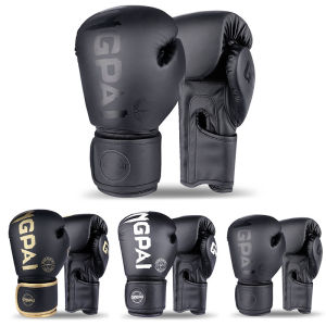 8101214 OZ Adult Kick Boxing Gloves PU Karate MuayThai Guantes De Boxeo Free Fight MMA Sanda Training Equipment For Men Women