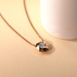 Chow Sang Sang 周生生 Daily Luxe Fantasy 18K White & Rose Gold Diamond Necklace 92925N