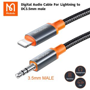 Mcdodo Lightning to 3.5mm Male Audio Cable for iPhone 14 13 12 11 Pro Max HiFi Speaker Car Converter Headphone AUX Audio Adapter