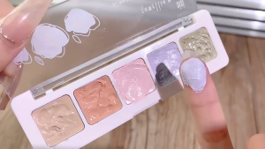 XIXI 5 Colors Corrector Palette Color Correcting Concealer Palett Face Contouring Highlighter Conceals Dark Circles Blemishes