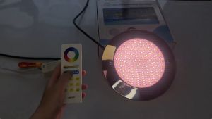 【Thailand Stock】23cm Hole Free Swimming Pool Lamp Tuya wifi LED Pool Lights RGB Underwater Pool Lamp 18W 12V Resin Filled IP68 spot Piscine LED Couleur RGB Projector IP68 Pipe Piscina Lamp