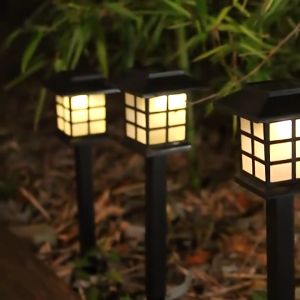 Waterproof Solar Pathway LED Light for Garden Landscape Path Yard Patio Walkway Lampu Taman H22