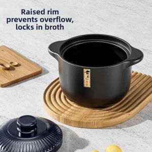 CHIZHIDU | High-Temperature Resistant Dry Boil Sand Pot General Use