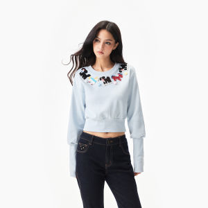 Apea | Starry & Cute Patterned Air Cotton Hoodie
