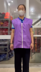 Áo Gile Chống Tĩnh Điện Màu Tím Đủ Size Nam Nữ Cho Công Nhân Phòng Sạch | Hình thật lựa chọn ngay