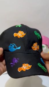 topi anak motif ikan nemo kekinian topi bayi perempuan dan laki laki topi anak lucu ikan banyak