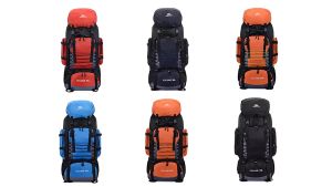 Tas Gunung Luar Ruangan 90L Ransel Berkemah Perjalanan Kapasitas Bagasi Besar Tahan Air Carrier Bag Travel Backpack SIGMAN LION SIG3D - 7CTP1DBK