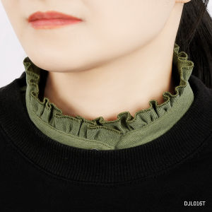 New Womens Versatile Collarless Shirt High End Blouse Base Layer for Sweaters Multifunctional Shirt Korean Style Pure Color