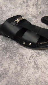 BIGGERI Sandal Aladin Big Size Pria Ukuran 44 45 46 47 Modern Bahan Kulit BG 298