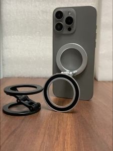 For Magnetic Finger Clasp 3 Sections Double Sided Magnetic Suction 1Pcs Ultra Light And Ultra Thin Strong Suction Rotating 360°