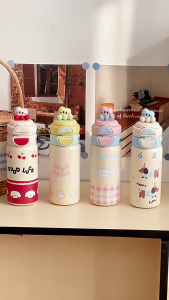 PREMIUM TUMBLER TERMOS GOOD LUCK 500 ML PORTABLE VACUUM CUP INSULATED BOTTLE HOT & COOL STAINLESS STEEL 316 / COFFEE TUMBLER / TERMOS TAHAN PANAS & DINGIN