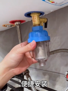 Inlet Pre Filter for Water Heater Anti Scale Filter Household Kitchen Tap Water Purifier Extend