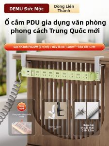 DEMU | Ổ Cắm Điện Sạc Nhanh Cho Máy Tính Tại Nhà Kiểu Không Dây