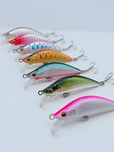 Umpan Pancing Buat Casting 3D Tipe Slow Sinking Murah Jitu Umpan Palsu Untuk Menangkap Ikan DiLaut Maupun Sungai