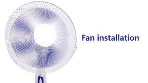 OOKAS Powerful Stand Fan 3 Speed Noise Reduction Energy Saving 50% 3 blades Electric Fan 5-Year Warranty
