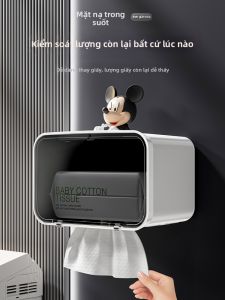 MEIZHUFU | Waterproof Wall-Mounted Drilling-Free Tissue Shelf