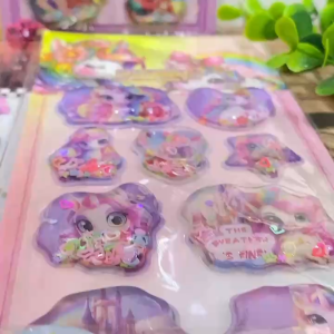 Shake Water Sticker Sheet Activity Sticker CartoonFun and Engaging Sticker for Childrens Activities