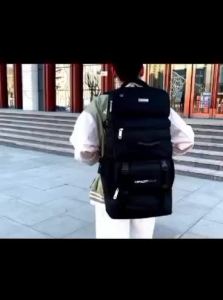 Comes 80 Liter Expandable Extra Large Capacity Backpack Outdoor Hiking Backpack Travel Luggage Bag Beg Bagasi