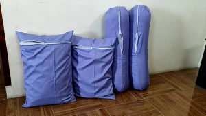 Sarung bantal dan guling pakai resleting ukuran standar
