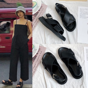 ส่งจากในไทย รองเท้าเเตะรัดส้นผู้หญิง ฤดูร้อนสไตล์เกาหลี เเฟชั่นรองเท้าใส่ได้กับทุกชุด