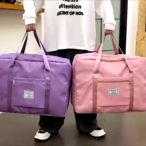WakayaHome | Large Capacity Travel Bag Folding Bag Tote Handbag Waterproof Women Shoulder Bags