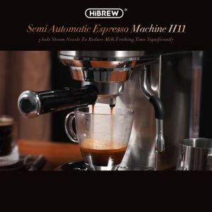 Máy pha cà phê espresso bán tự động thương hiệu Mỹ HiBREW cao cấp - H11