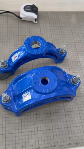 150mm Ferrous Saddle Type A & B  For AC Pipe Ductile Iron Pipe uPVC Pipe HDPE Pipe  or uPVC Old Pipe Made In Malaysia