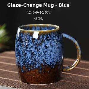 Retro Ceramic Mug Glazed
