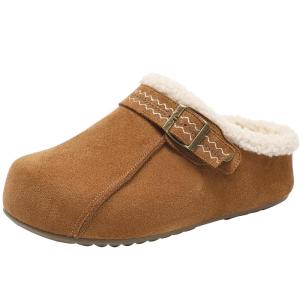 Josiny | Warm Insulated Furry Platform Slip-On Shoes