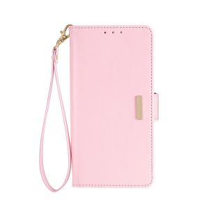 Fashion Ladies Magnet Buckle Phone Case for iPhone 15 14 13 12 11 XS Pro Max 8 7 6S Plus XR X SE3 Leather Flip Cover Strap RFID