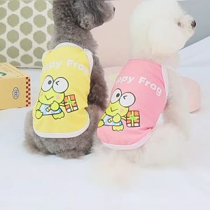 Áo 2 dây cho Chó Mèo hình chú ếch hạnh phúc  - Love pets shop