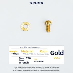 s-parts | DAHON P10 Suitable Titanium Screw Series