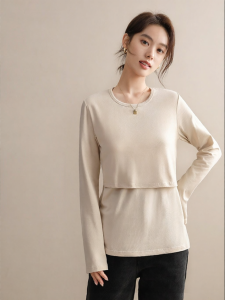 Mom Jane | Nursing Womens Top Lightweight Cotton Spring/Summer Padded