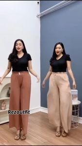 KULOT KANCING 2 / CELANA KULOT CRINKLE KANCING 2