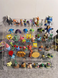 Acrylic Blind Box Storage Display Stand Pop Mart Garage Kit Model Doll Doll Transparent Storage Box Display Rack